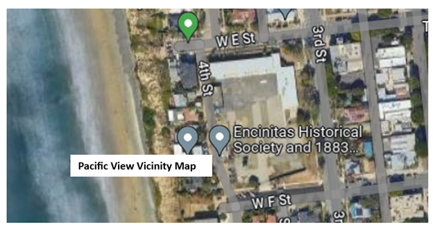 pacific view vicnity map