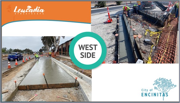 Image of west side sidewalk improvements