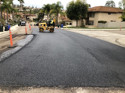 Annual paving day roller overlay