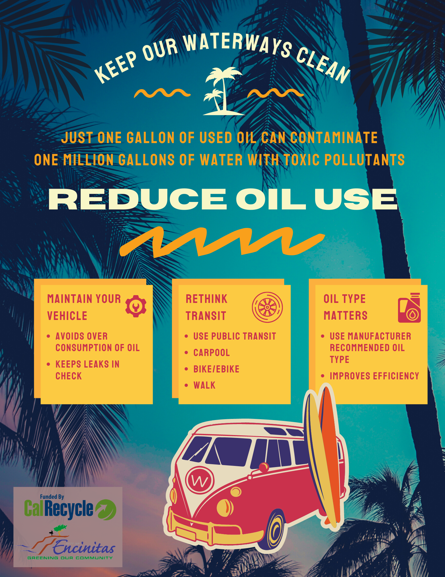 Reduce Oil Use